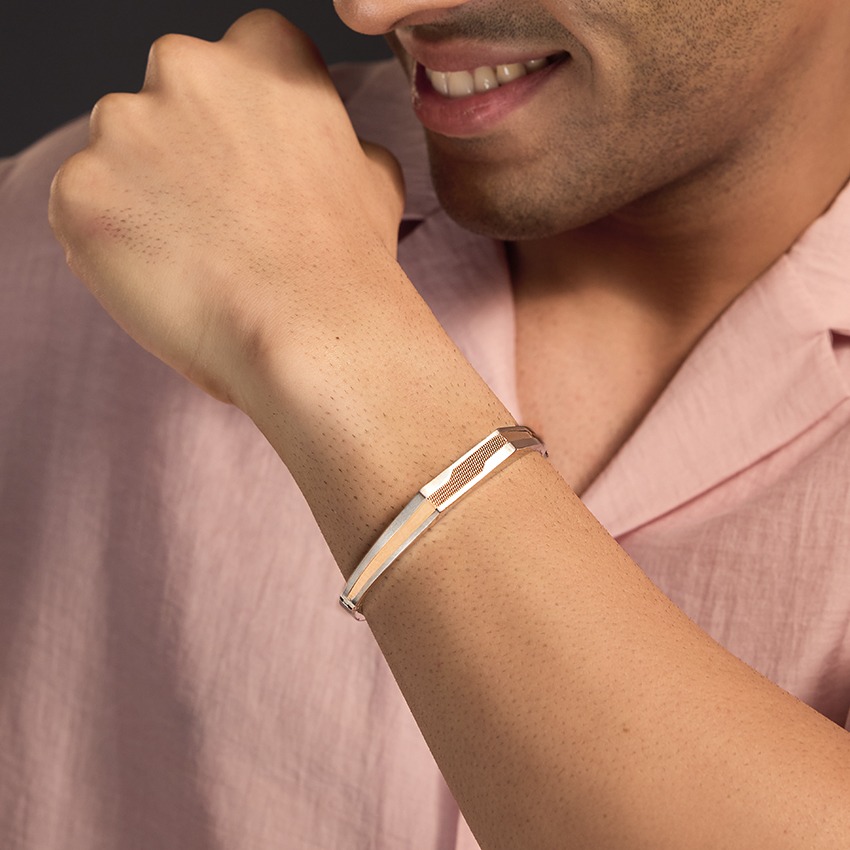 Oliver Platinum Bracelet for Men