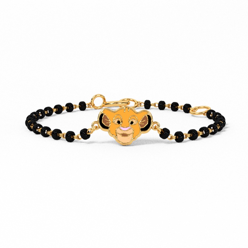 Disney's Lion King Simba Kids Gold Nazaria Bracelet