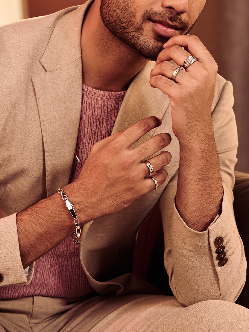 pure platinum bracelet for men