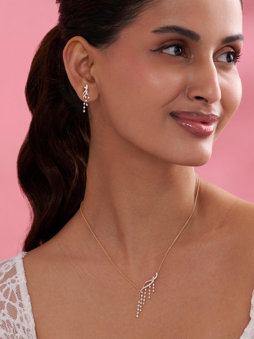 wedding diamond jewellery set