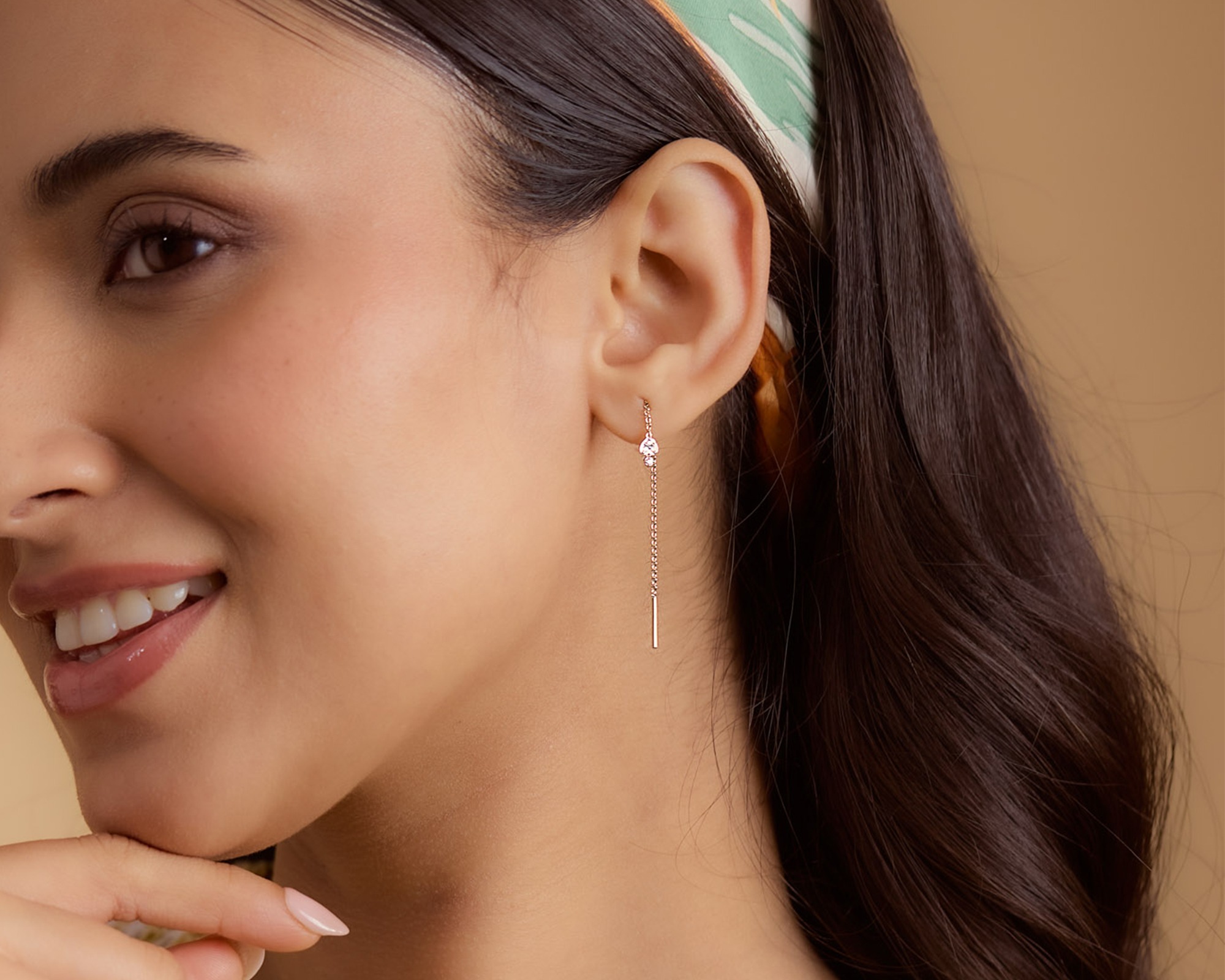 9k gold earrings