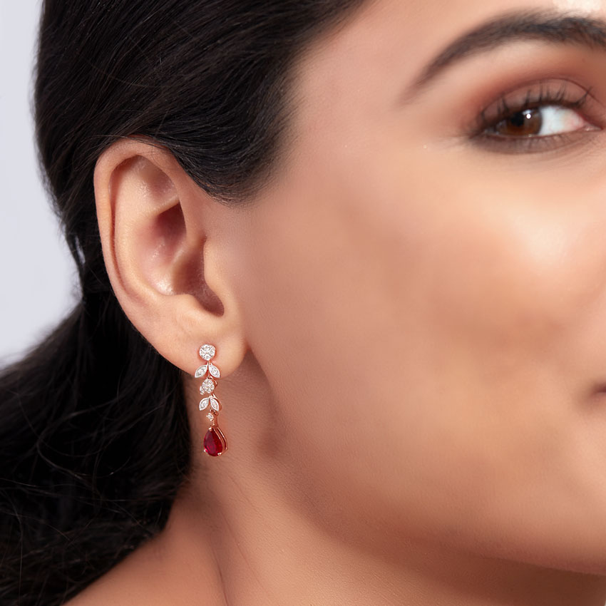 Nadine Regal Gemstone Drop Earrings