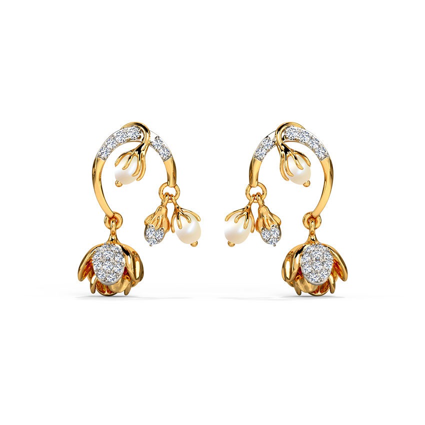 Bell Pearl Drop Earrings