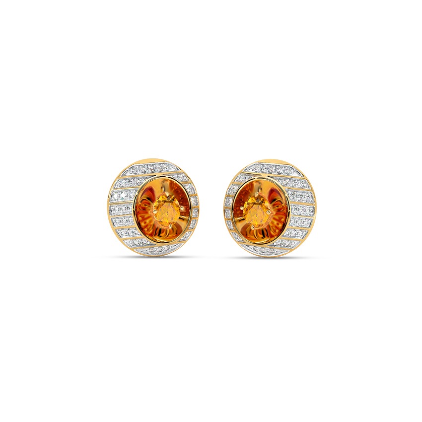Solstice Beacon Gemstone Stud Earrings