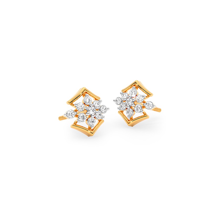 Infinite Sparkle Diamond Stud Earrings