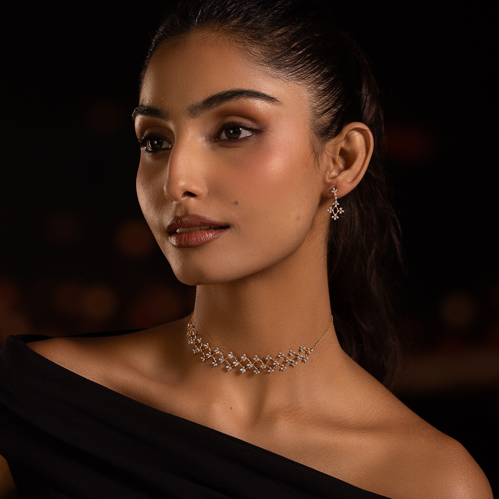 Cascading Elegance Diamond Necklace