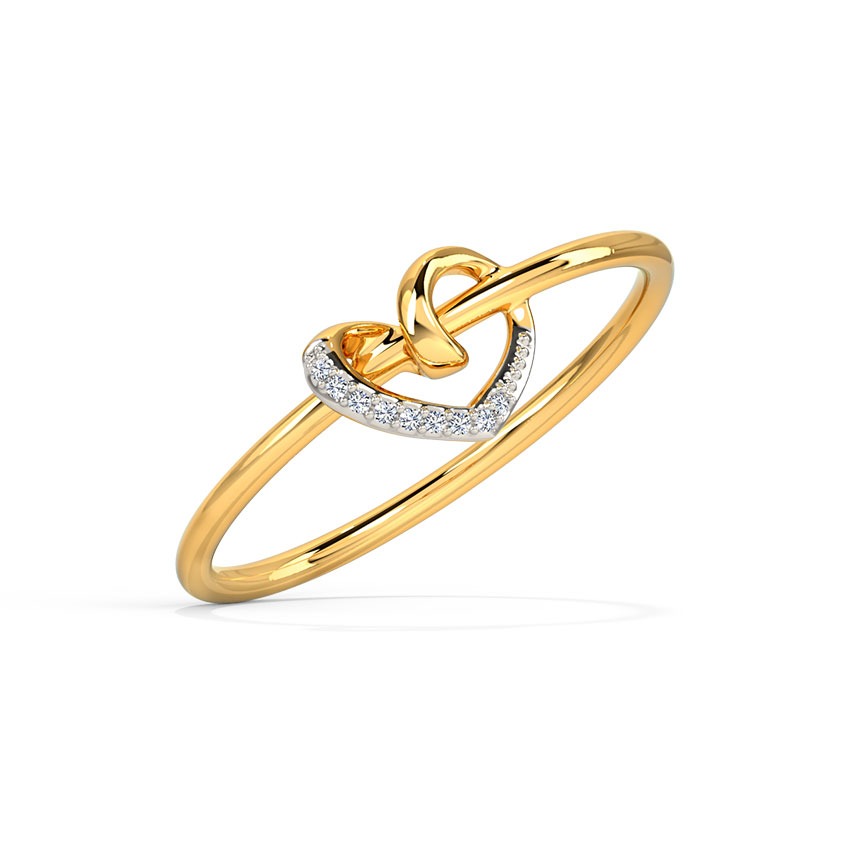 Radiant Heart Diamond Ring
