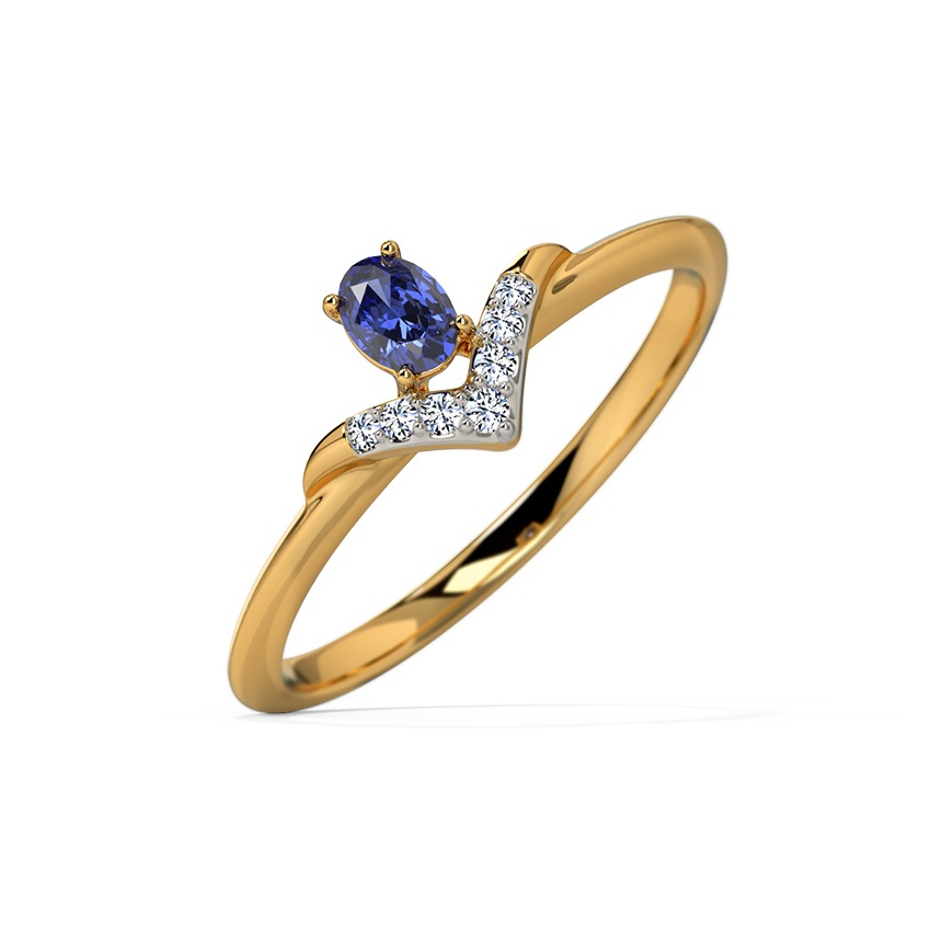 Radiant Ovate Gemstone Ring