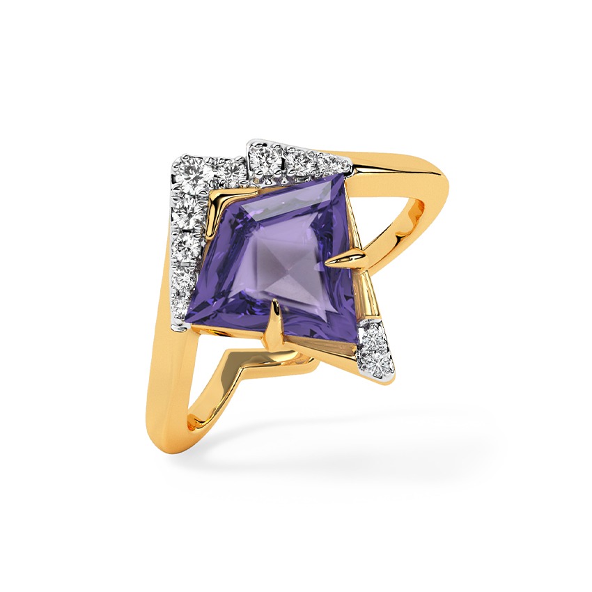 Victorious Violet Gemstone Ring