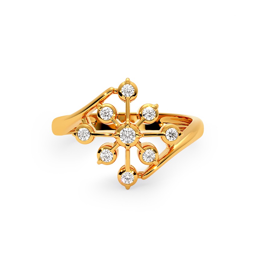 Celippu 22k Gold and Diamond Ring