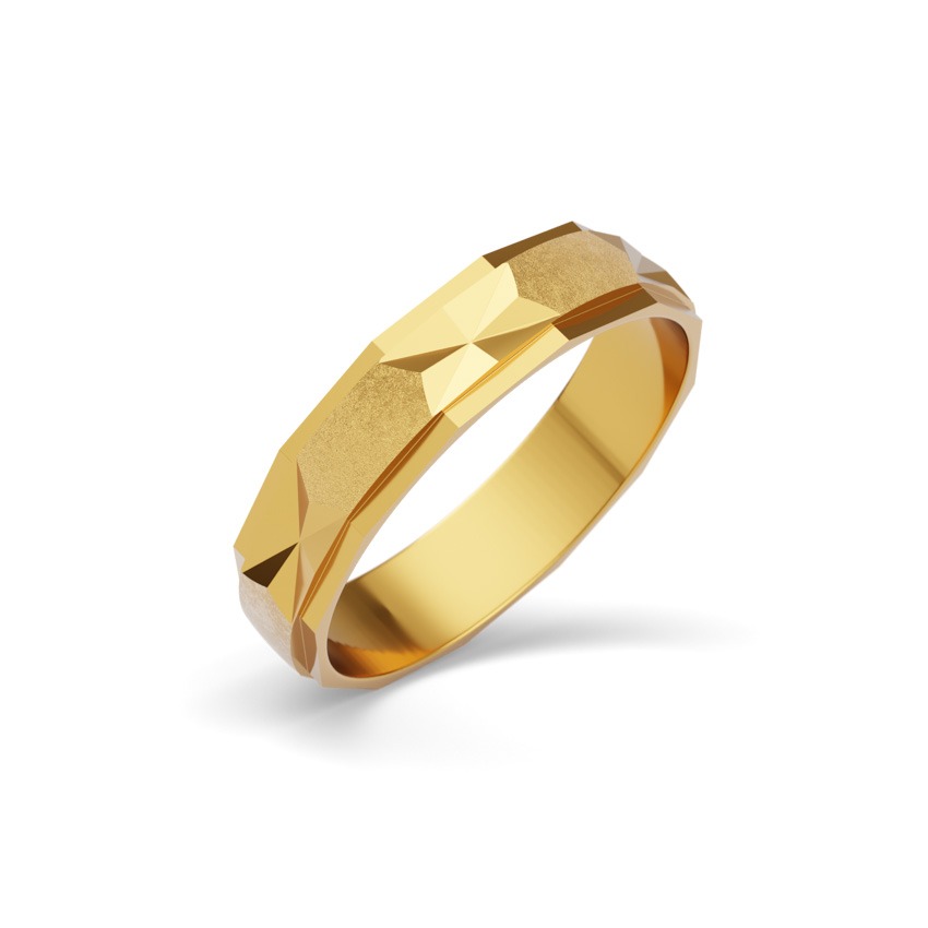 Shivan 22KT Gold Band for Men