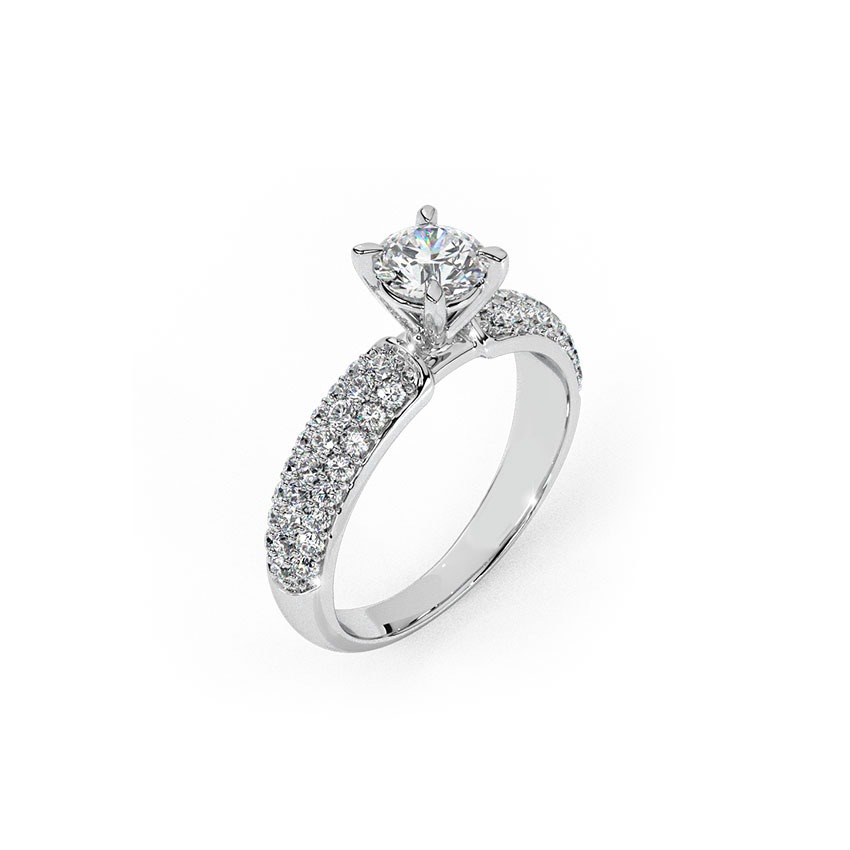 Ruth Elegant Solitaire Ring
