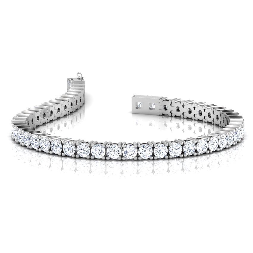 Heavenly Solitaire Tennis Bracelet