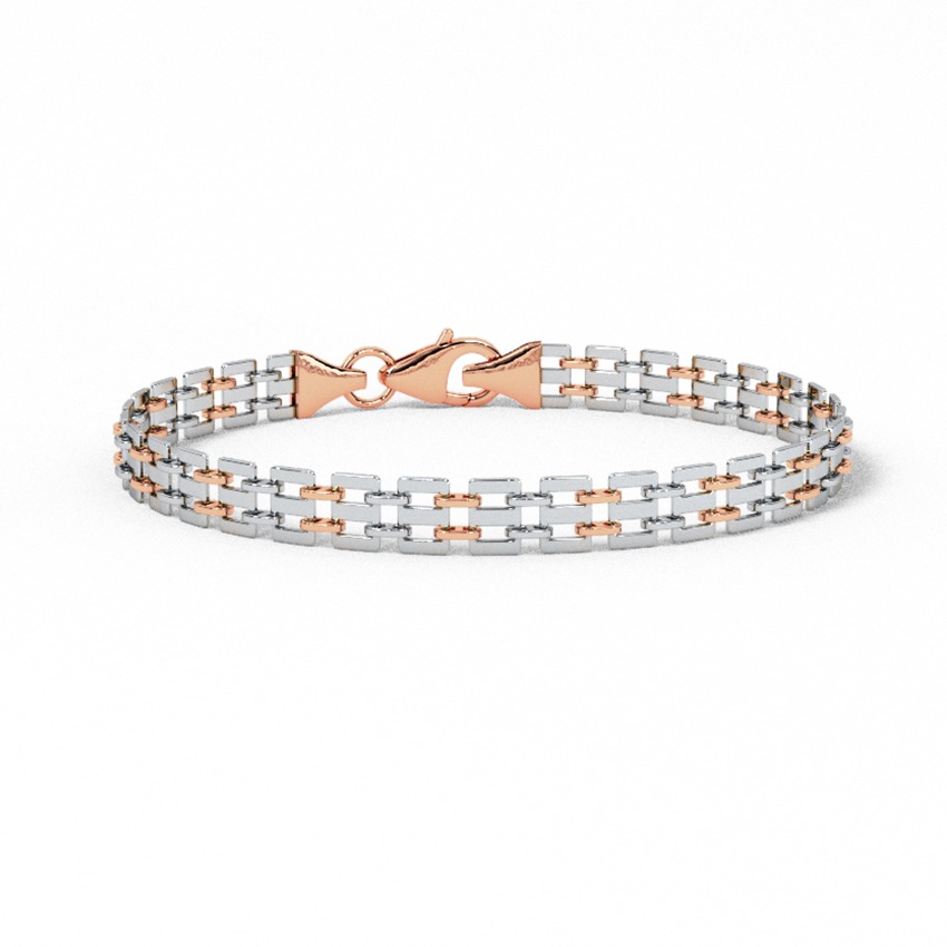 James Platinum Bracelet for Men
