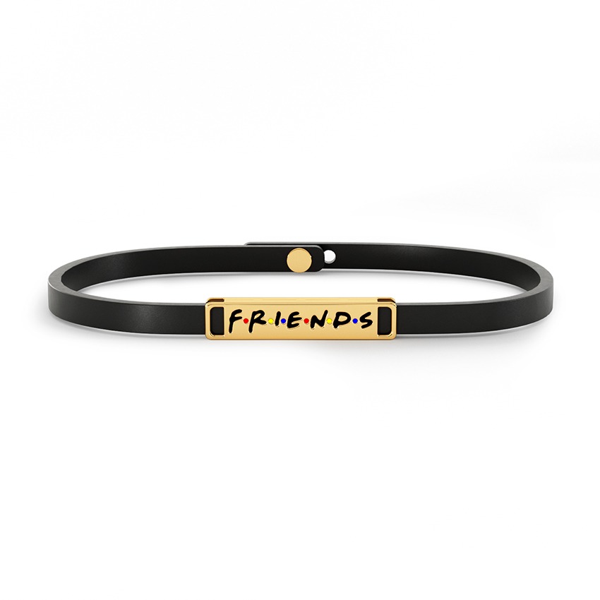 Chandlerâ€™s To My Best Bud Gold Bracelet
