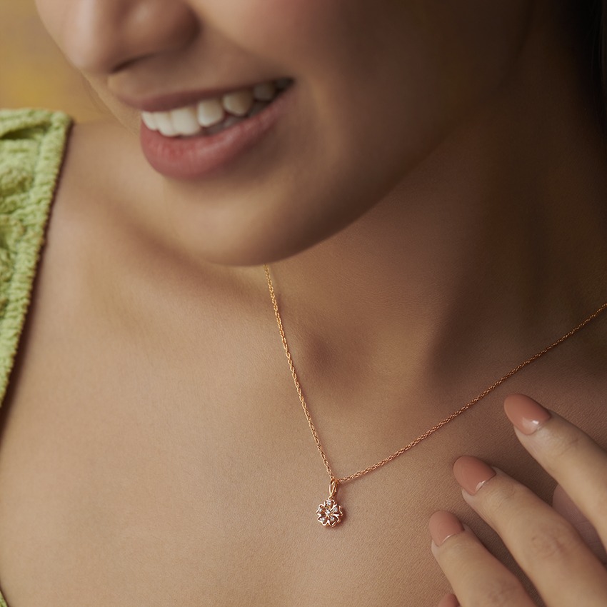 Pretty Petals Diamond Pendant