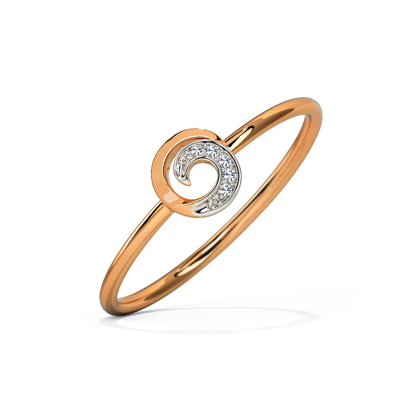 Swish Circlet Diamond Ring