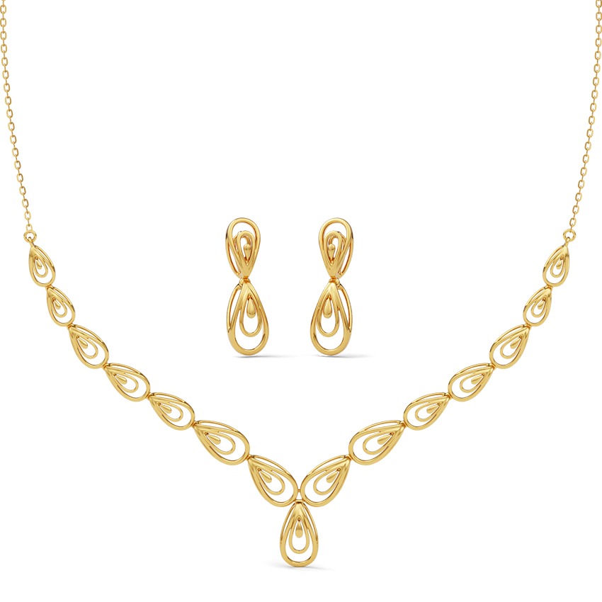 Rajasi Radiance 22KT Gold Necklace Set