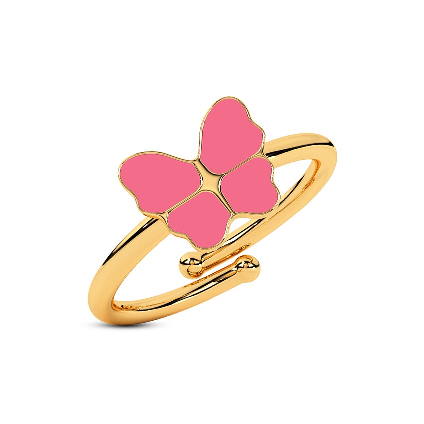 Butterfly Kids Gold Ring