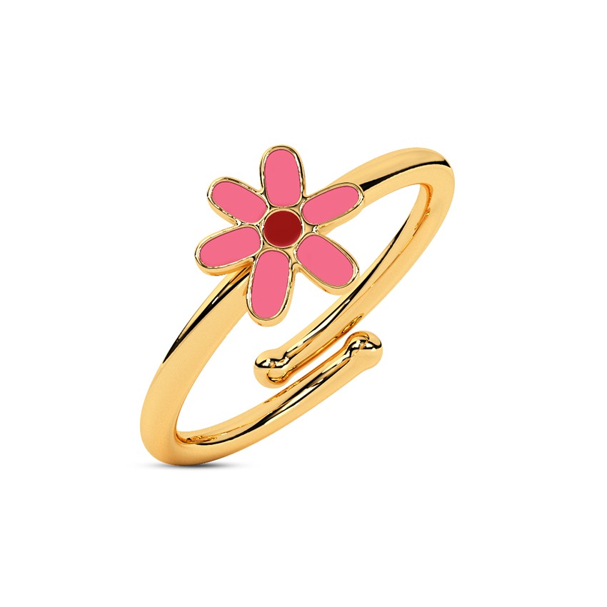 Flower Kids Gold Ring