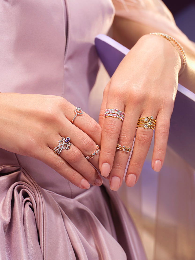 सोने की अंगूठी लेडीज़