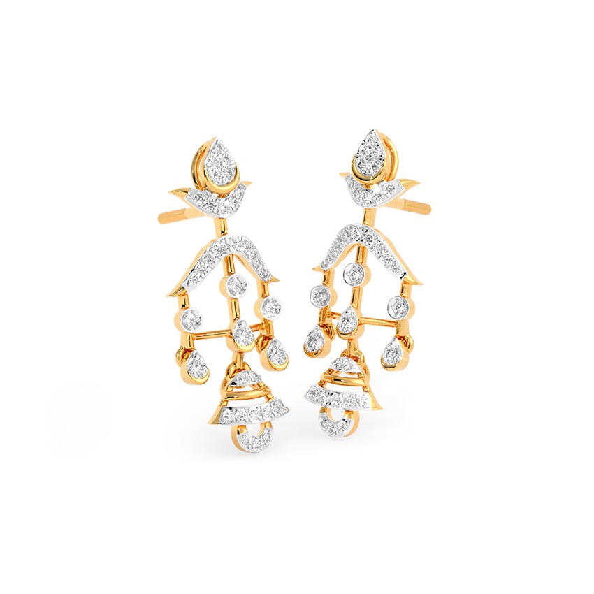 Zayana Diamond Drop Earrings