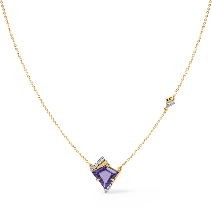 Victorious Violet Gemstone Necklace