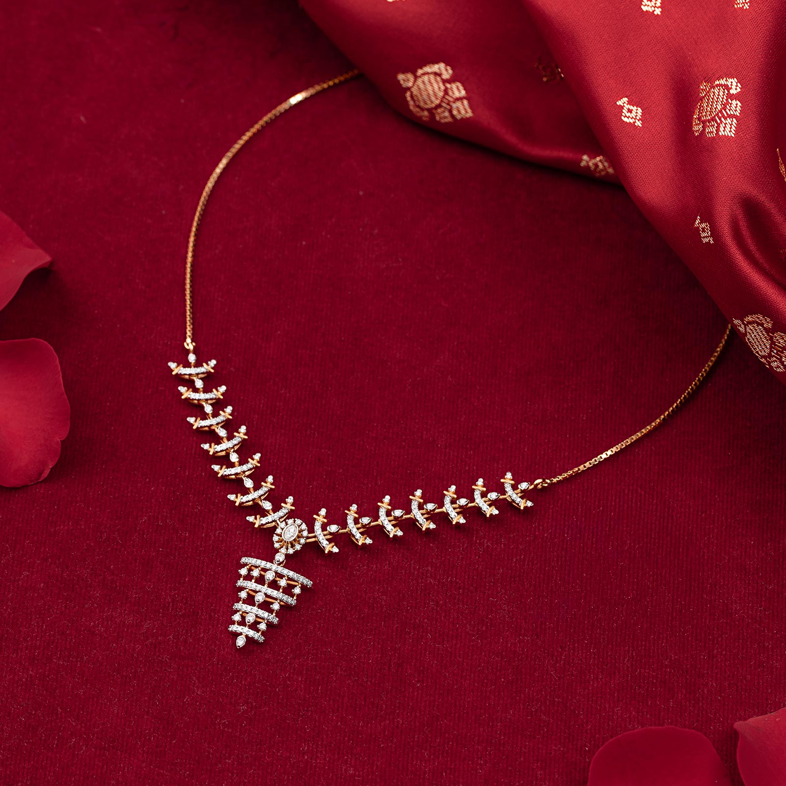 Kinkhab Diamond Necklace