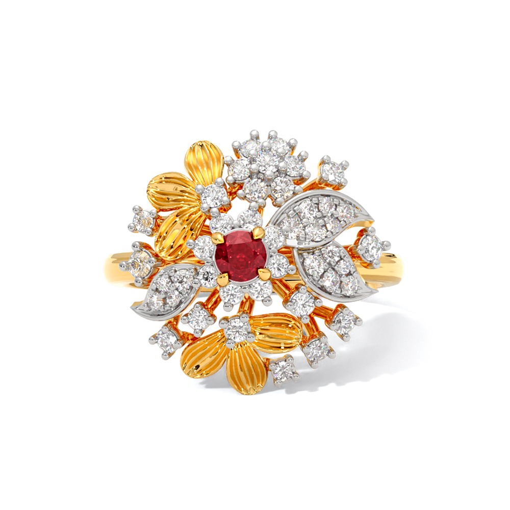 Rosso Bloom Gemstone Ring