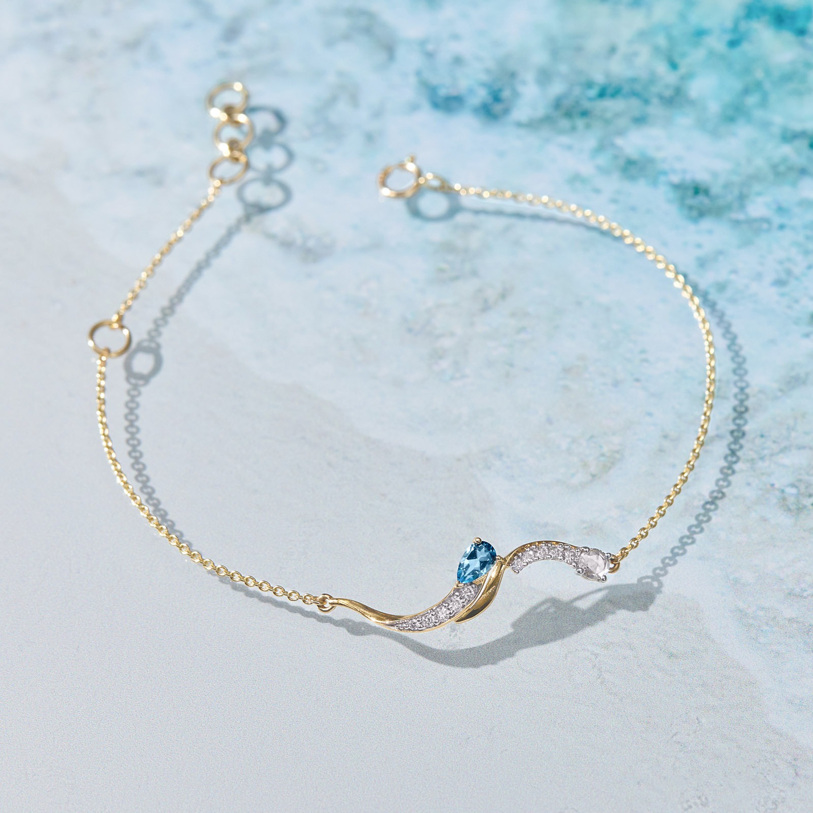 Leher Gemstone Bracelet