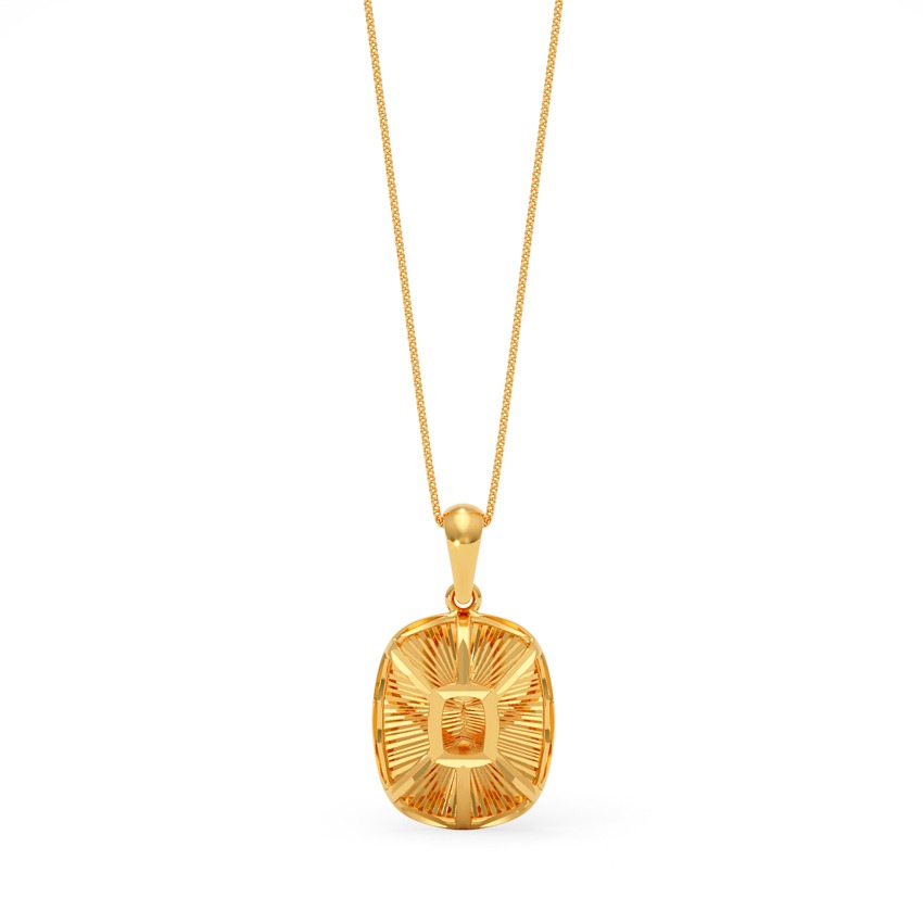 Gargi Quad 22KT Gold Pendant