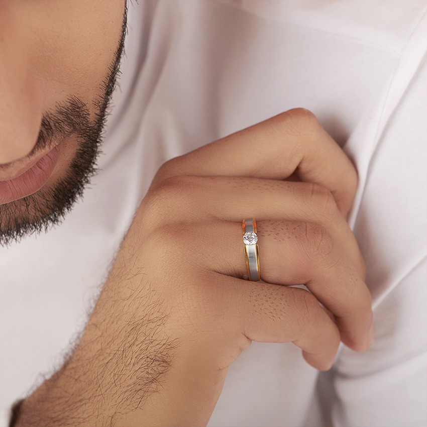 Glimmer Solitaire Ring