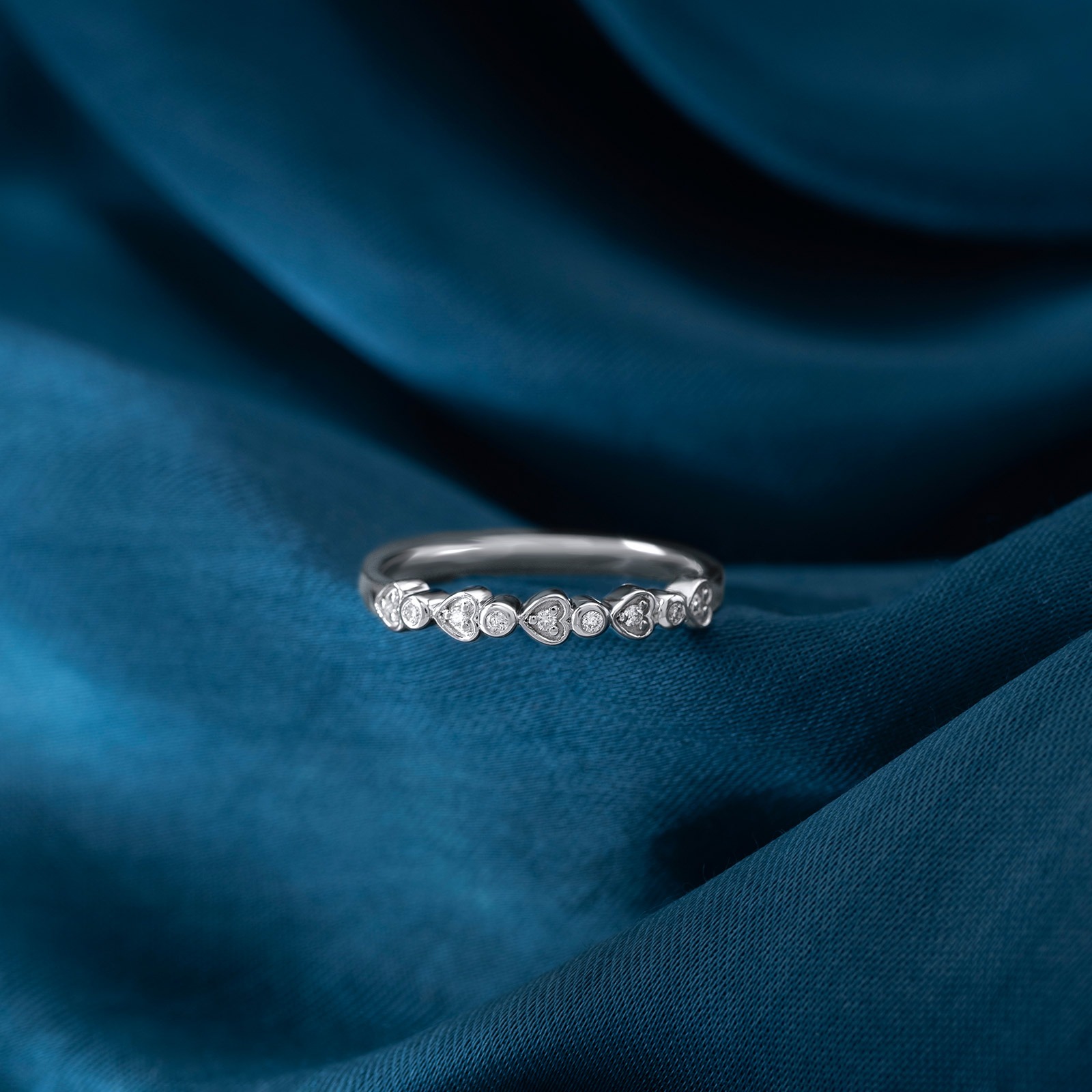 Chase your purpose 925 Silver Diamond Ring