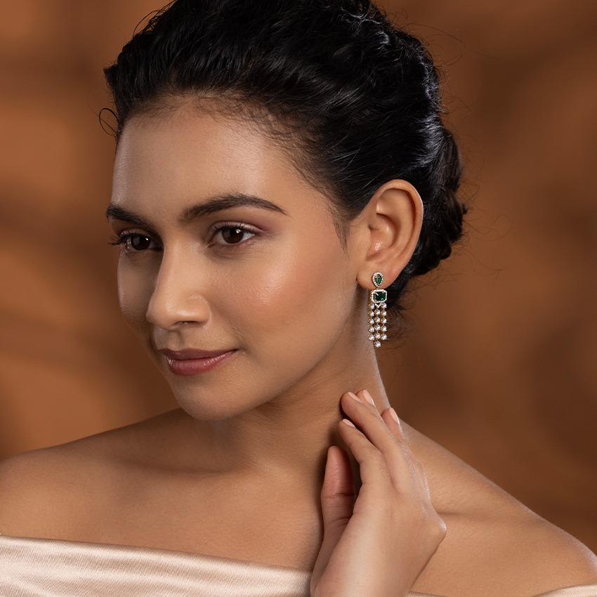 Alara Gemstone Drop Earrings