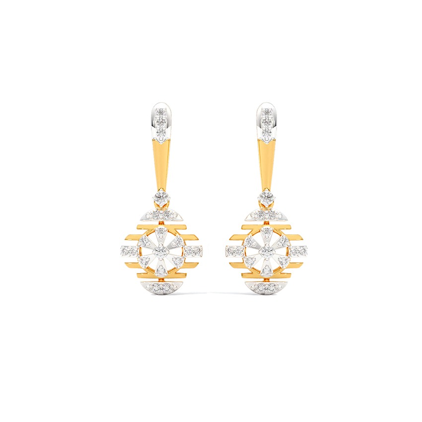 Meadow Glow Diamond Drop Earrings