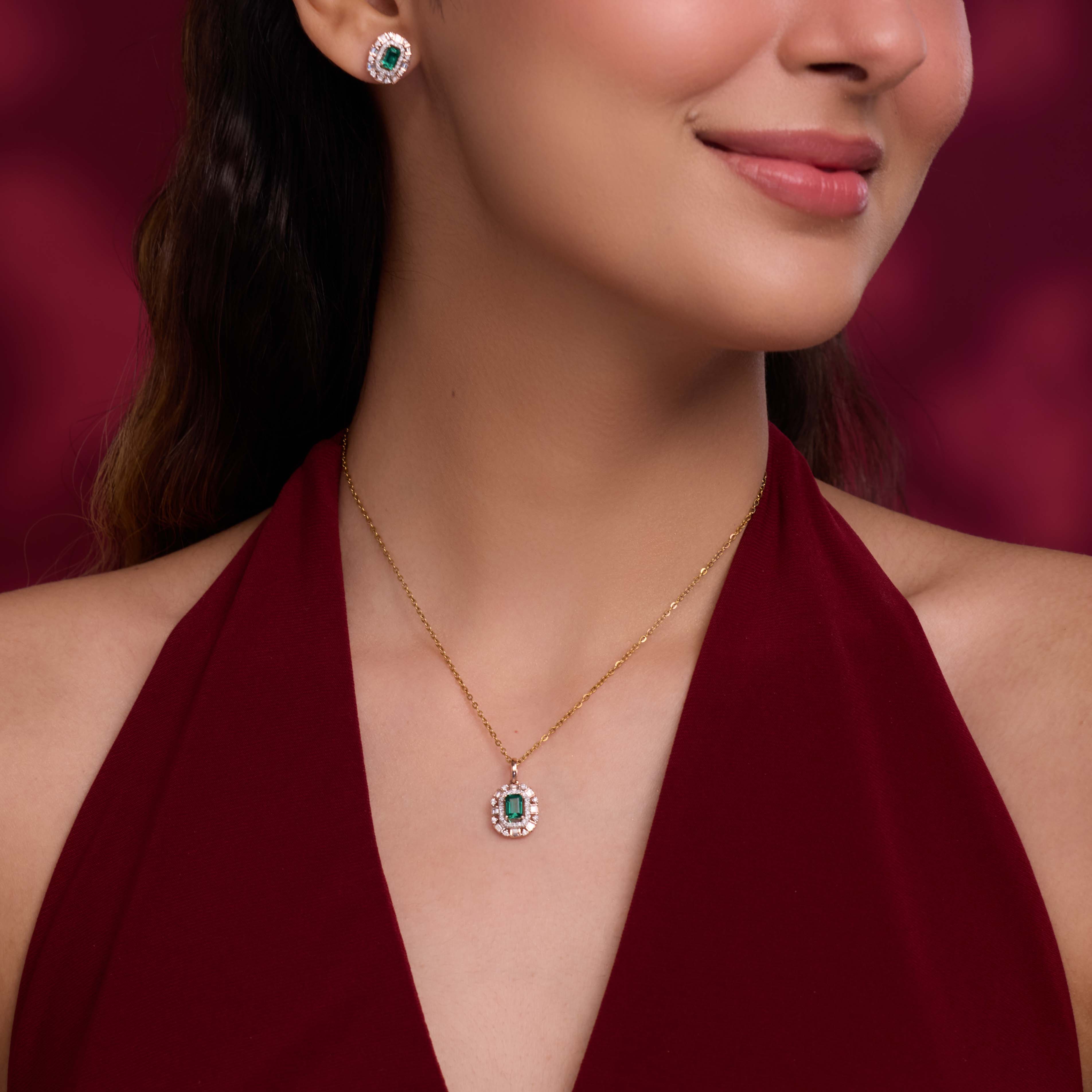 Meadow Spark Gemstone Pendant