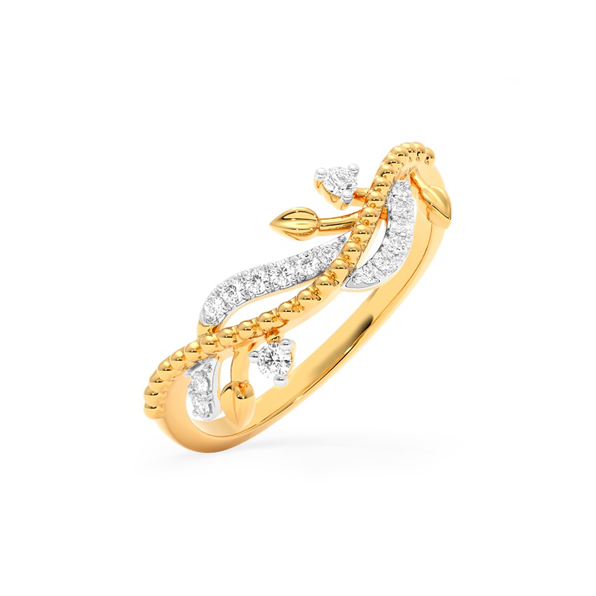 Beaming Veil Diamond Ring