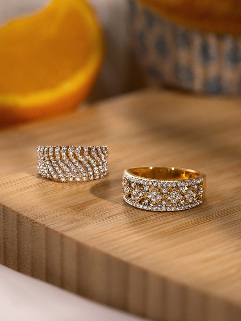 Real diamond ring for women