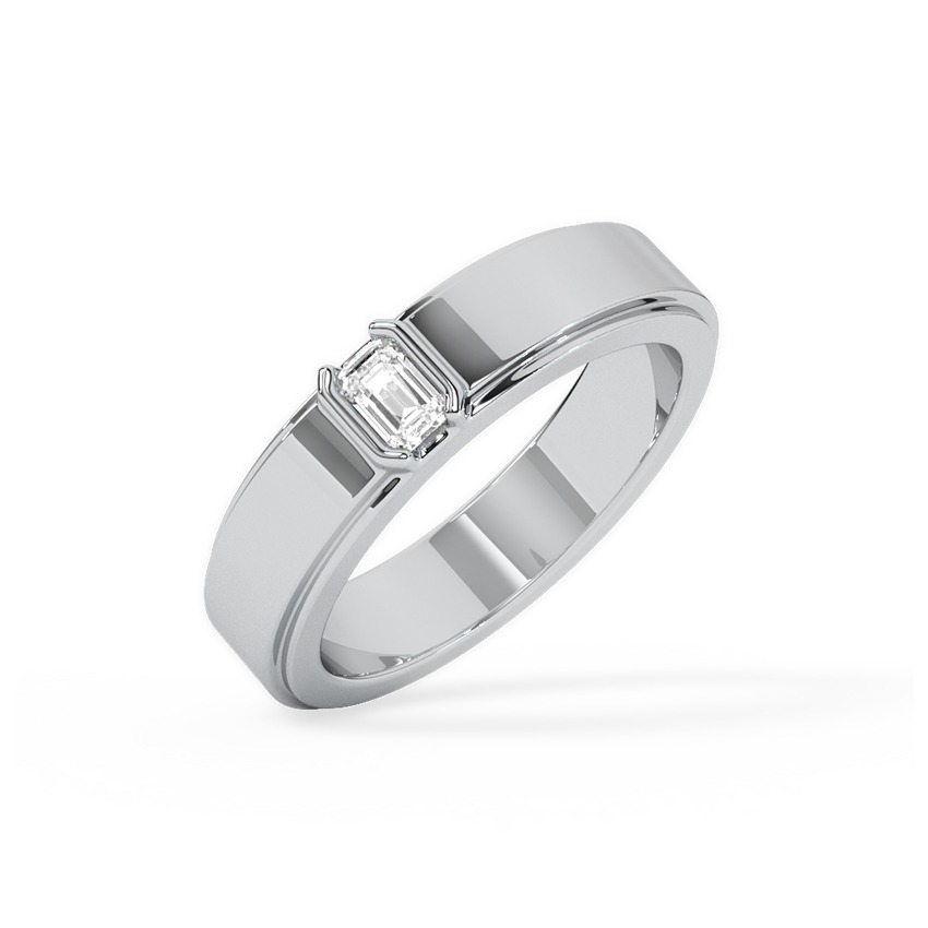Knight Vow Solitaire Ring for Men
