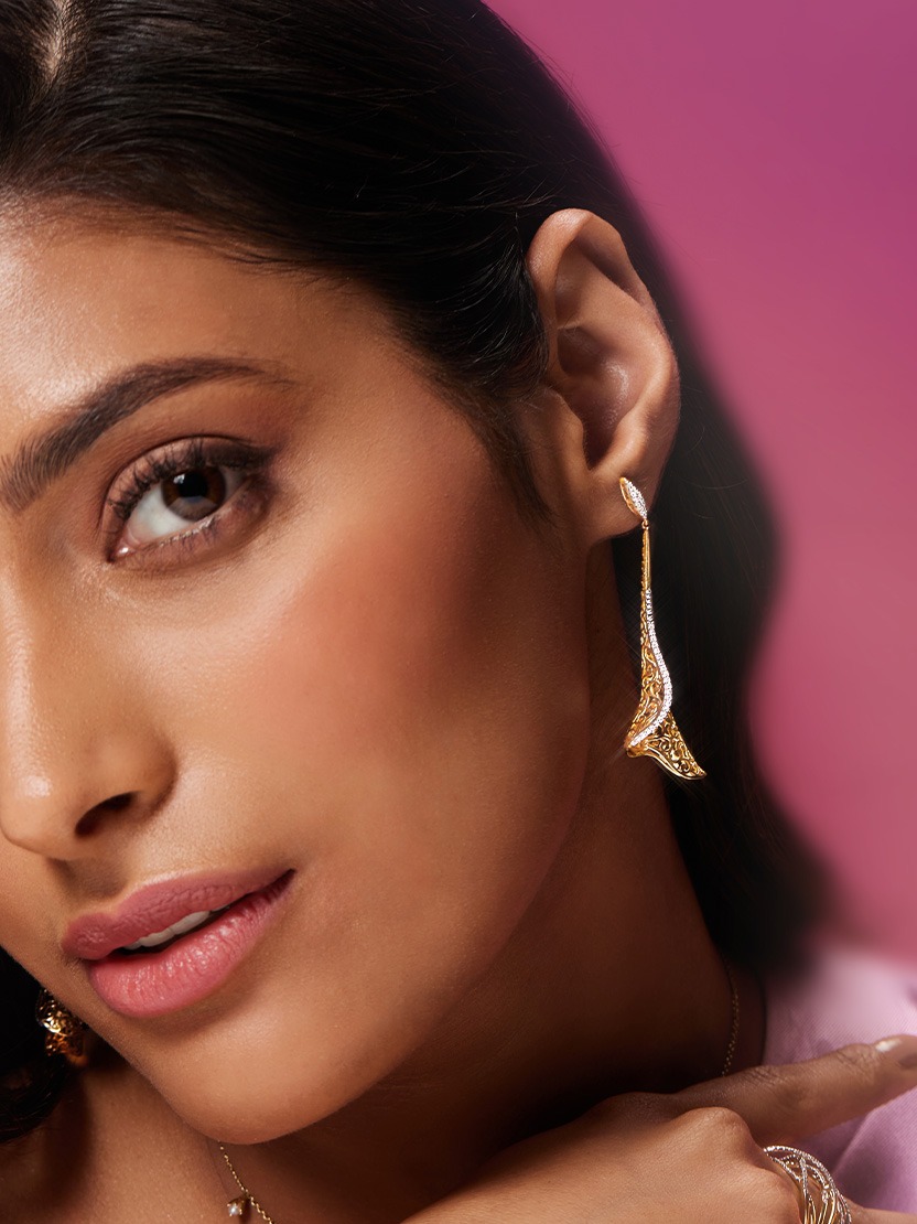 diamond earrings tops
