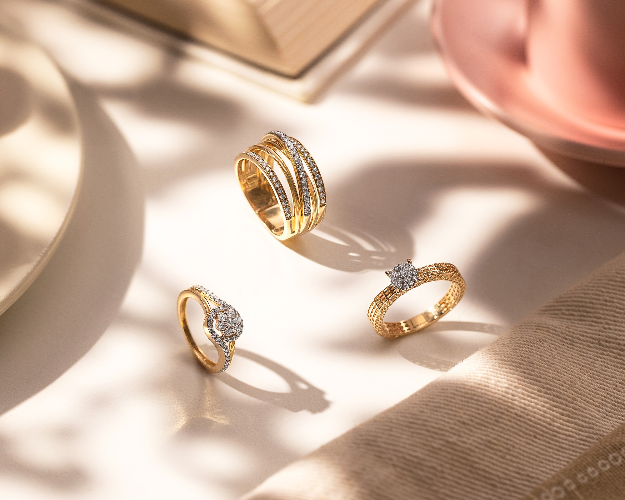 latest real diamond ring designs