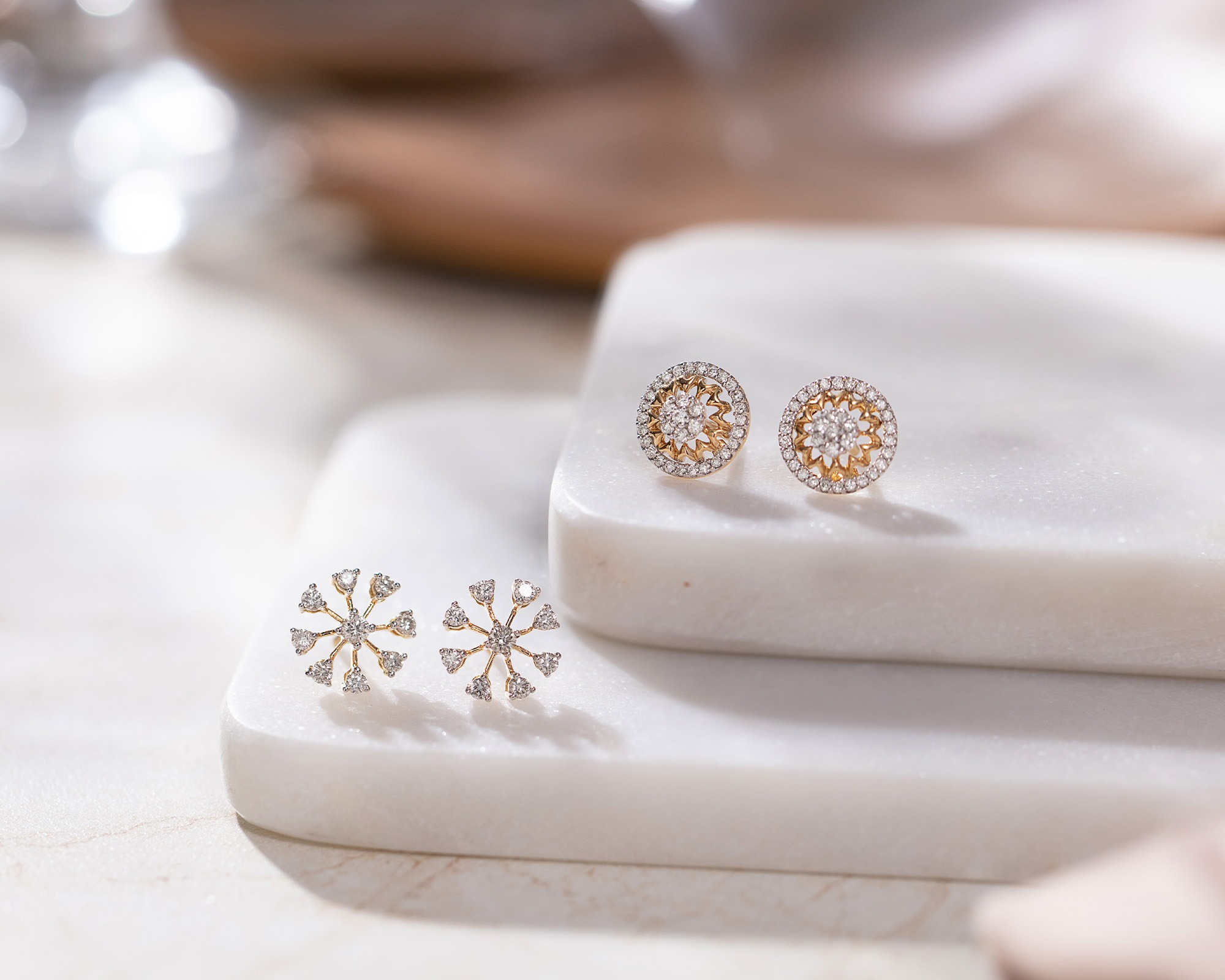 real diamond earrings for women