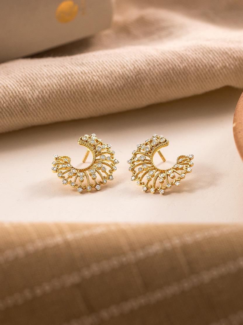 tops gold earrings design