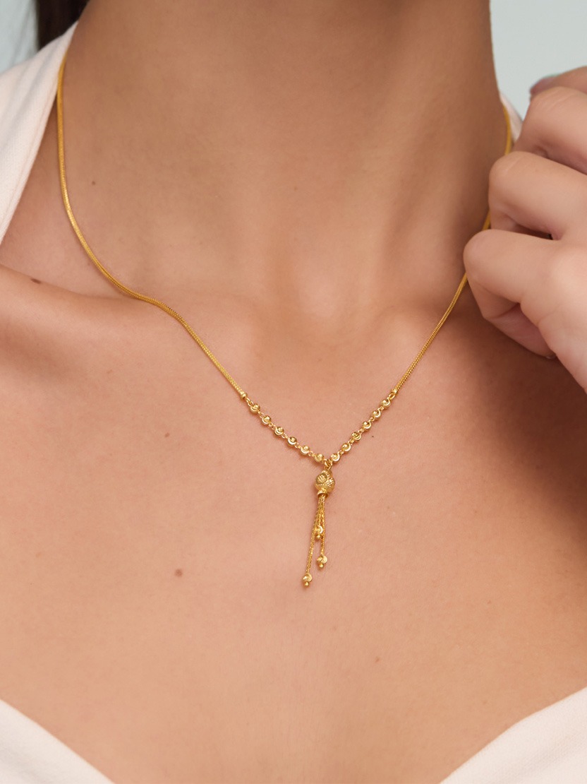 gold chain for women 22k