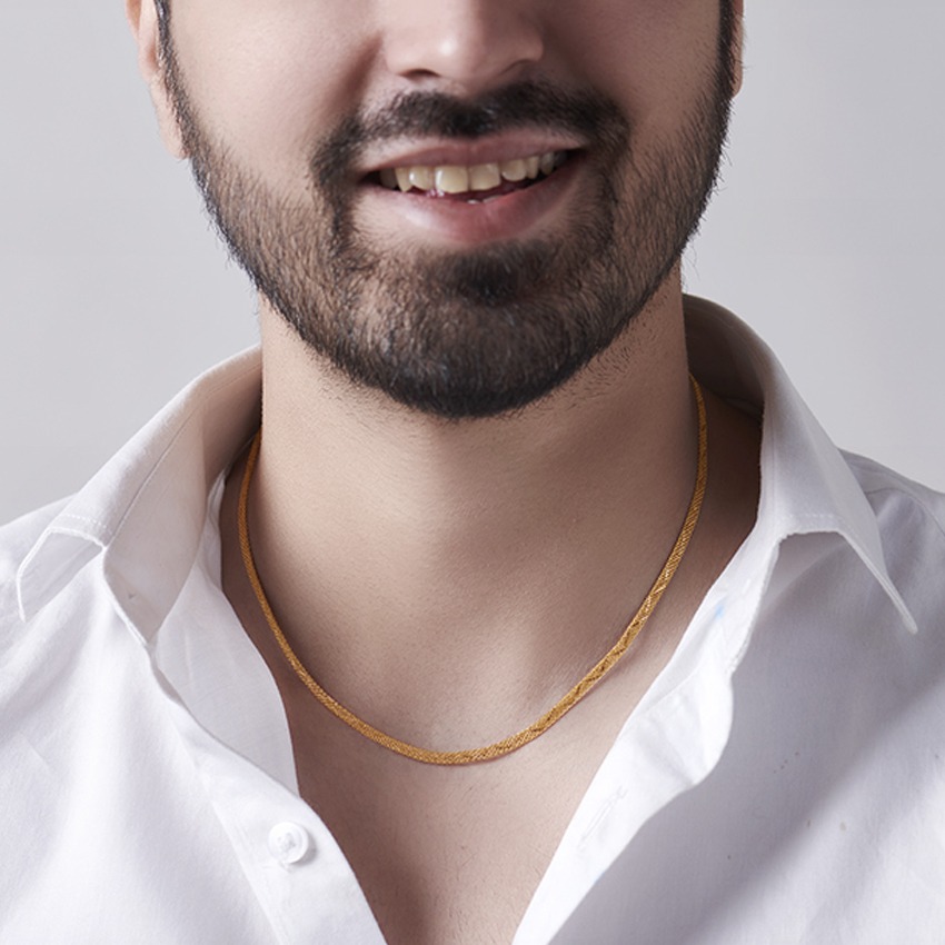 Delightful 22Kt Gold Unisex Chain