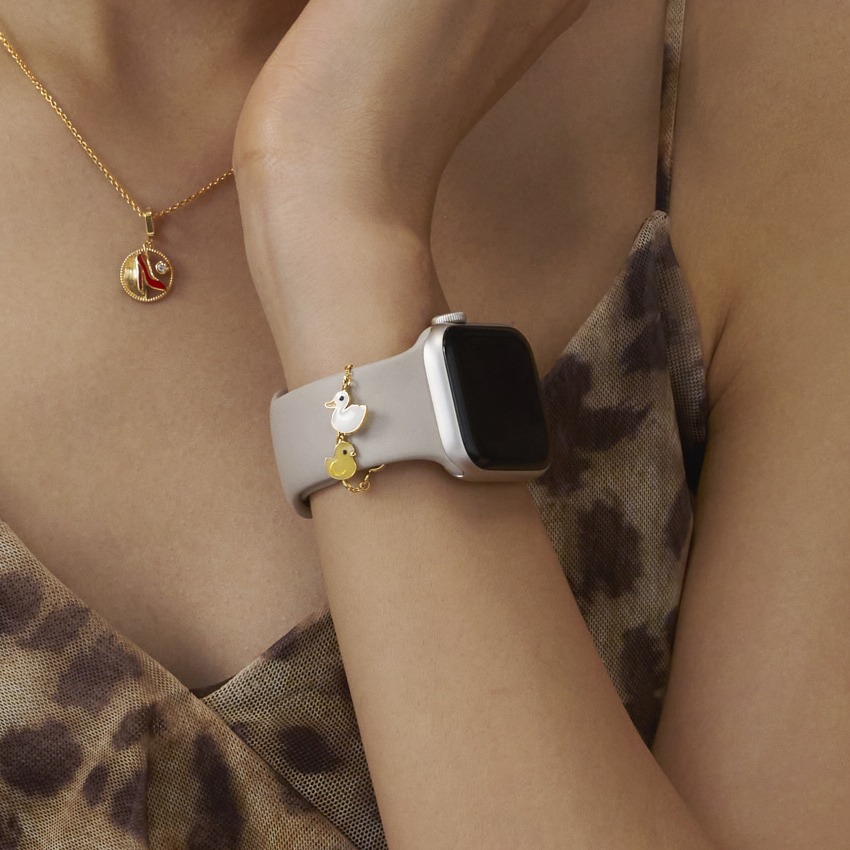Chandler's Duck & Chick 9KT Gold Watch Charm
