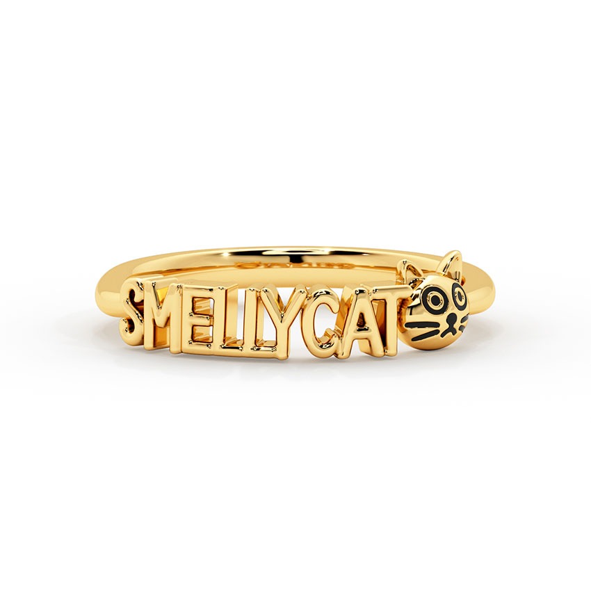 Phoebes Smelly Cat Gold Ring