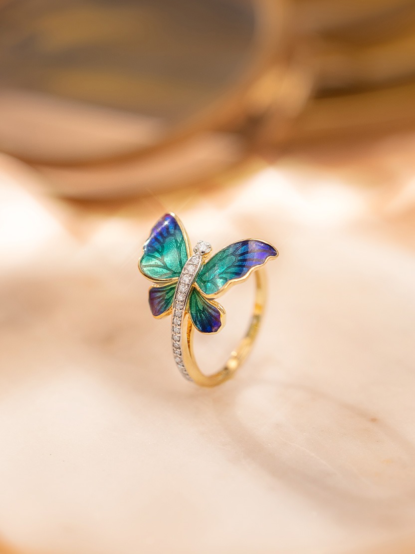 butterfly ring for women