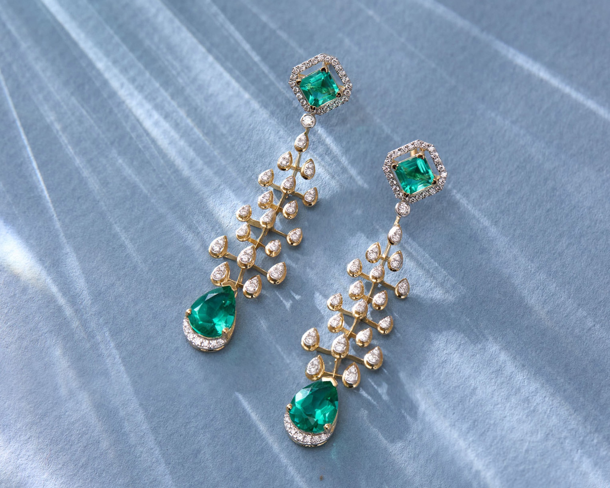 green earrings for women