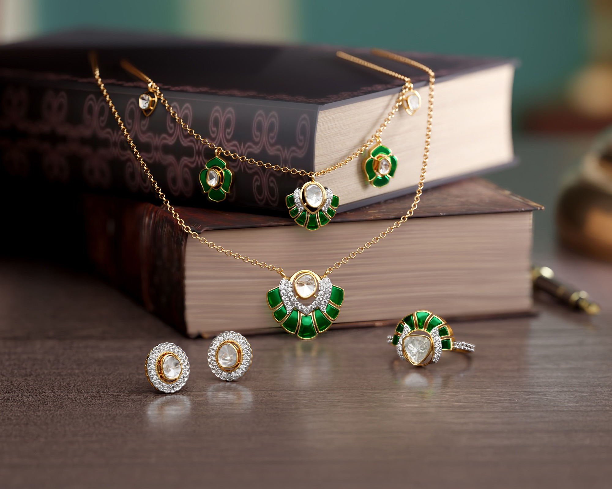 polki diamond necklace
